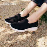 斯凯奇（SKECHERS）女鞋春懒人一脚蹬健步鞋减震舒适轻便休闲运动鞋124187情人节礼物