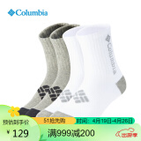 Columbia哥伦比亚袜子男24春夏情侣款运动袜透气休闲袜4双装 RCS632 AS1 M