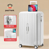 大嘴猴（paul frank）行李箱女大容量拉杆箱男28寸轻音万向轮加厚旅行箱出差拉链密码箱