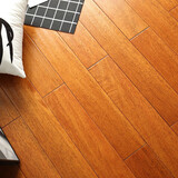 帝诺居 番龙眼实木地板小菠萝格原木本色耐地热暖免龙骨锁扣实木地板 A011-1番龙眼柚木色908X120平扣