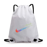 足球鞋袋钉鞋袋足球背包篮球包收纳袋运动双肩包学生7号球袋定制 白炫彩小号 鞋包