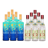 牛栏山青牛二 42度 500ml*6 整箱+衡水老白干绿标 618ml*6 整箱