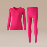 海之宁秋衣秋裤套装圆领纯棉加厚款保暖内衣女士全棉棉毛衫宽松衬衣衬裤