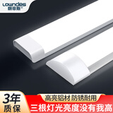 朗帝斯led灯管长条灯超亮日光灯一体化办公灯家用仓库厂房三防净化灯管 白光 净化灯1.2米-36W（5只装）