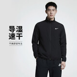 耐克NIKE男春夏立领夹克外套速干 健身训练 运动休闲 FB7500-010黑2XL