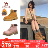 骆驼（CAMEL）【山丘】经典大黄靴反绒马丁靴户外工装靴 L23W076065 土黄 40