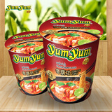 养养YumYum泰式冬阴功酸辣虾味汤面 70g*2杯 泡面速食方便面