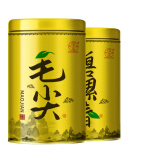 古路贡茶毛尖碧螺春组合茶绿茶口粮茶24年新茶明前嫩芽高山云雾花果香茶叶 毛尖+碧螺春 组合125g*2罐