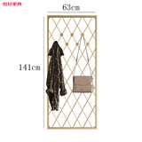 珊瑚港现代简约挂衣架壁挂墙上墙壁式靠墙梯形贴墙挂衣板玄关门厅衣帽架 Straordinario丨金 迷你