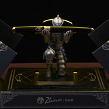 毕加索（PIMIO）钢笔高端骑士成人生日礼物男练字笔小学生礼品礼盒可刻字 T18金色（剑型笔夹）