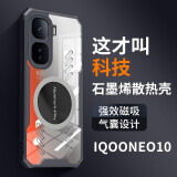 睿思派 适用iqooNeo10pro手机壳z9turbo+外壳iqoo13/12保护neo9spro+新款散热全包镜头透明电竞硬壳防摔 炫酷黑石墨烯散热镜头全包 iQOO Neo8Pro