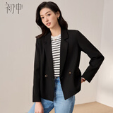 初申春秋小西装女职业通勤休闲小个子短款西装外套正装S13KF4428