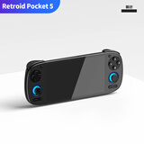 RETROID POCKET沙雕RP5掌机预装天马G前端到手既玩安卓手游大型3D云游戏ps2支持串流5.5吋OLED屏连接电视蓝牙手柄 黑色+收纳包 RP5 8+128G标配【预装天马G】