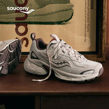 Saucony索康尼2K骑士鞋休闲鞋男女复古老爹鞋女厚底增高运动鞋男 米棕11 36