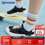 FILA FUSION斐乐潮牌POP帆布鞋女鞋2025年运动鞋休闲板鞋