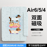 治霆适用2025款Air7保护壳11英寸 M3芯片Air6平板保护套Air45【磁吸双面夹带搭扣·轻薄便携】薄荷腊肠