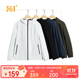 361°外套男秋季三防防泼水加绒户外运动休闲连帽夹克风衣652544605D-1