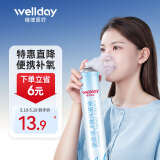 维德（WELLDAY）氧气瓶便携式氧气罐 孕妇老人家用吸氧气袋呼吸器高原反应急旅游氧气包持续供氧1400ml
