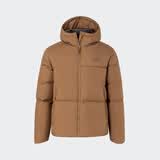 阿迪达斯（adidas）男 运动型格系列 PUFFY DOWN JKT 中长羽绒服 JV6189 沙漠棕 L