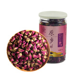 渭河源玫瑰花茶 花草茶甘肃苦水原产玫瑰花兰州玫瑰70g瓶装