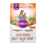 自然光环（HALO IN CHINESE）Halo美国自然光环健美系列纯鲜肉猫粮 进口猫粮鸡肉成猫粮 成猫健美体态-鸡肉猫粮4.54kg新