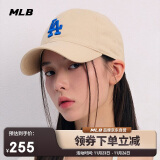 MLB帽子男士女士适用四季版大标软顶棒球帽鸭舌帽3ACP6601N-07BGS-F