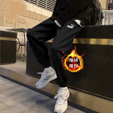 彪马（PUMA）裤子男裤 25冬季新款运动裤卫裤跑步针织长裤黑色束脚保暖休闲裤 内里抓绒/黑色/松紧脚口/主推款 L 180【推荐体重140-160斤】