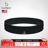 Flipbelt飞比特运动跑步腰包马拉松装备隐形手机包经典款黑S