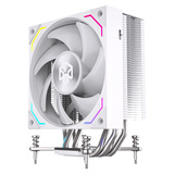 半岛铁盒（PADO）天狼星D400 PRO白色 CPU风冷散热器 4热管ARGB风扇 支持LGA1700平台