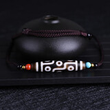 豆蔻时光九眼天珠吊坠足金珠南红绿松石吊坠玉髓锁骨链吉祥挂件男女士款