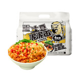 阿宽土豆泥泥拌面方便速食泡面孜然麻辣味四连包412g*1提袋装 非油炸