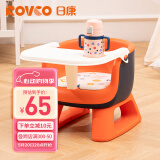日康（rikang）宝宝餐椅 叫叫椅婴儿学坐椅多功能儿童吃饭餐桌 RK-X2009-2 橙色