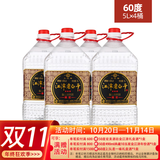 几江几江牌60度5L桶装原浆江津老白干单桶/整箱泡酒专用（纯粮酿造） 60度 5L 4桶