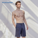 舒雅【棉汉麻裤】男士亲肤透气五分裤休闲家居裤 中裤