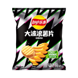 乐事（Lay's）大波浪薯片 原味 135克 休闲零食 膨化食品