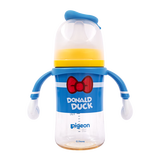 贝亲（Pigeon）PPSU迪士尼双把手奶瓶240ml M号奶嘴 经典唐老鸭 3月+ AA267