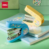 得力蜡笔小新卡通省力订书机/订书器 适配24/6 办公用品 学生用品 LB175颜色随机