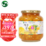 全南 韩国进口 蜂蜜柠檬柚子饮品1kg 冷热冲调早餐果酱 蜂蜜柠檬VC冲泡 夏日茶饮