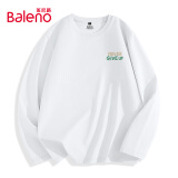 班尼路（Baleno）长袖t恤男秋季学生重磅宽松ins潮流运动上衣纯棉透气内搭秋装男士