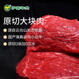 伊赛国产原切大块牛肉 牛肩肉1.2kg 清真 生鲜炖煮烧烤炒菜健身