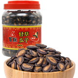 百联 黑瓜子西瓜子桶装瓜子 坚果炒货 年货 休闲零食 送礼 甘草味颗粒大 850g