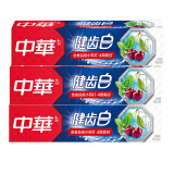 中华健齿白牙膏大容量清新口气薄荷果香家用家庭装 炫动果香200g*3支