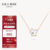 LOLA ROSE罗拉玫瑰常青藤白母贝项链女锁骨链女生日礼物送女友