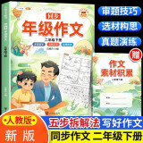 斗半匠 同步年级作文二年级下册人教版看图写话小学生作文起步写作方法技巧素材积累满分作文大全