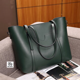 憧憬主义（VSOXS）单肩包女新款情人节托特包手提妈妈包女士通勤OL七夕时尚百搭包包 墨绿色