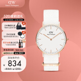 丹尼尔惠灵顿（DanielWellington）DW手表男女情侣表36mm尼龙带欧美石英腕表520礼物DW00100309