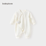 babylove婴儿连体衣春秋季初生儿宝宝和尚服婴儿衣服满月哈衣秋装