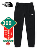 北面（The North Face）男裤秋冬新款休闲裤运动户外舒适透气防风针织长裤小脚裤 黑色/店长推荐/评价有礼 M/170