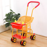 尚娇酷婴儿仿藤手推车藤椅宝宝轻便推车夏季八轮儿童车新款通风易洗推车 D60