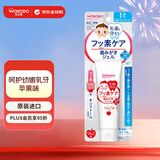 和光堂Wakodo婴儿健龈护齿啫喱牙膏 含氟防蛀儿童牙膏 苹果味50g